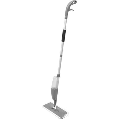 FIVE Spray Mop Grijs – Dweil met Sprayfunctie, Geschikt voor Alle Vloeren, 300ML Reservoir, Ergonomisch & Tijdbesparend