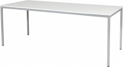 Bureautafel - Domino Basic 200x80 grijs - alu frame