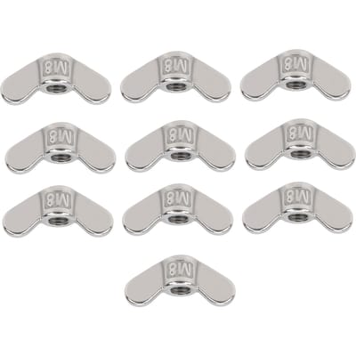 10 stuks M8 Vleugelmoeren Vlindermoeren 304 Roestvrij Staal Bevestigingsmiddel Hardware Accessoire