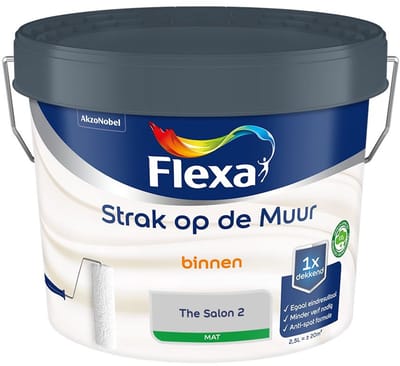 Flexa - Strak Op De Muur Binnen Mat - The Salon 2 - Mengverf - 2,5 L