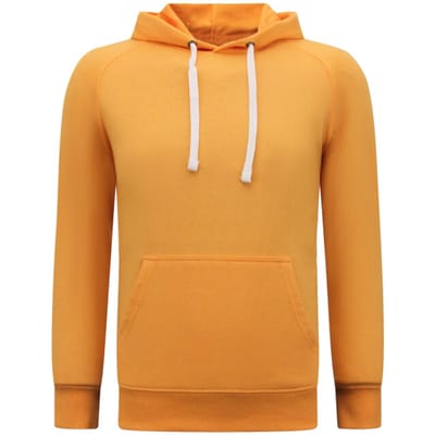 Oranje Hoodie - Oranje Sweater - Oranje Trui - Hoodie met Capuchon - Apricot
