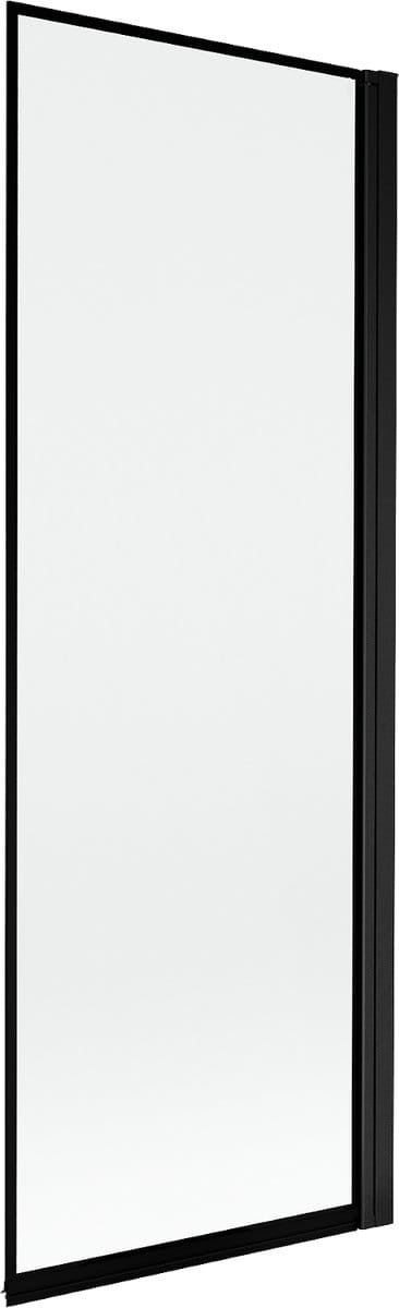 Mexen Mist badwand 1-delig rechts 70 x 150 , zwart frame, zwart - 8A9-070-001-70-70-P
