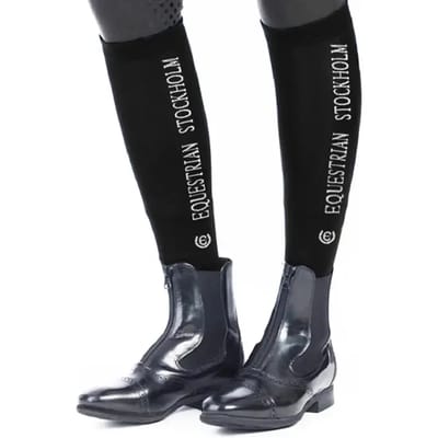 Equestrian Stockholm Sokken Equestrian Stockholm Bamboo Black Edition Zwart
