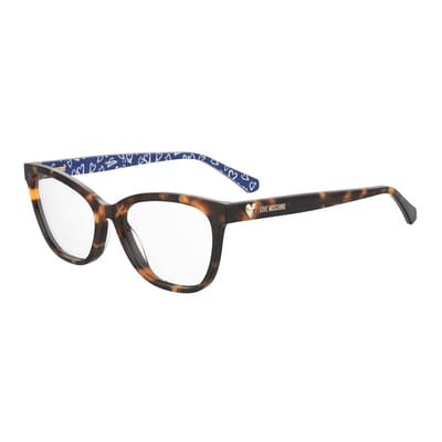Moschino Love MOL639 Havana pattern 54/16/140 WOMAN Brilmonturen