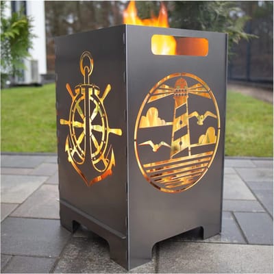 Feuertonne 45L voor Prachtige Vuuravonden – Uniek Gelaserd Ontwerp