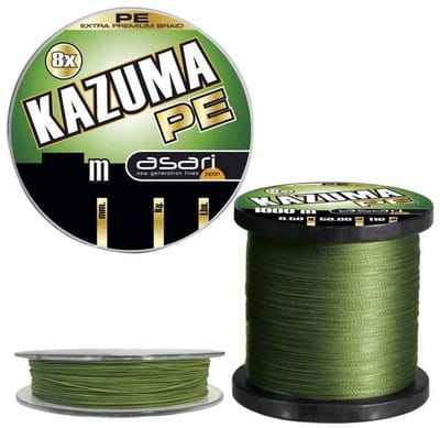Asari Kazuma 8x Gevlochten Vislijn 300 M Groen 0.120 mm