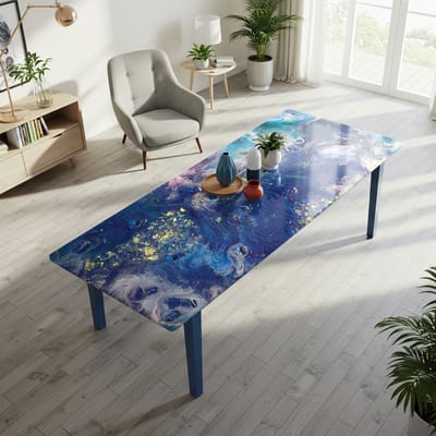 Waterdichte zelfklevende rol - Afwasbare werkbladsticker - TIKAL EPOXY - 60x100cm