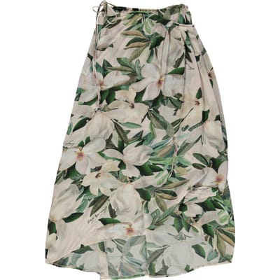 AllSaints Maria Alessandra Sar Chalk White Size: XS-S | Midi Skirts Outlet | Dames | Zand