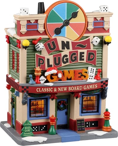 Lemax - Unplugged Games, B/o Led - Kersthuisjes & Kerstdorpen