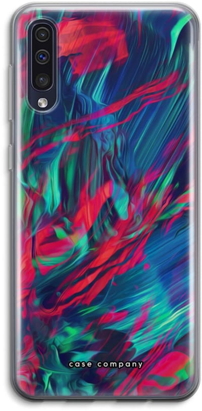 Case Company® - Hoesje geschikt voor Samsung Galaxy A50 hoesje - Pilgrims Of The Sea - Soft Cover Telefoonhoesje - Bescherming aan alle Kanten en Schermrand
