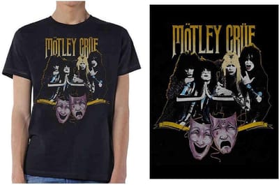 Motley Crue - Theatre Vintage Heren T-shirt - M - Zwart