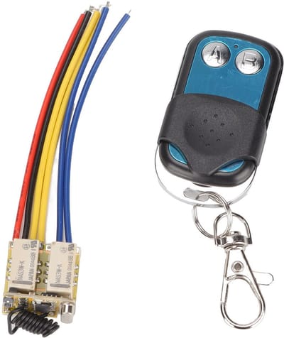 VT Goods - Mini RF 2CH Relaisschakelaar - Draadloze afstandsbediening - Betrouwbaar en veelzijdig - Geschikt voor DC3.7-12V - 433MHz RF technologie ..