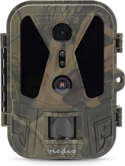 Nedis Wildcamera met Nachtzicht – 4K Ultra HD – 50MP – Bewegingssensor – IP65 Waterdicht – Wildlife Camera voor Buiten – No Glow IR