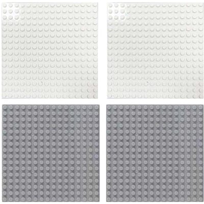 16x16 Blokkenbasisplaat 4 stuks Werkt Met featuring Mainstream s Play KINDEREN'S Creativiteit Speelgoed Bevestigingen 4pcs16x16