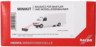 MAN TGE / VW Crafter, Wit (Minikit)