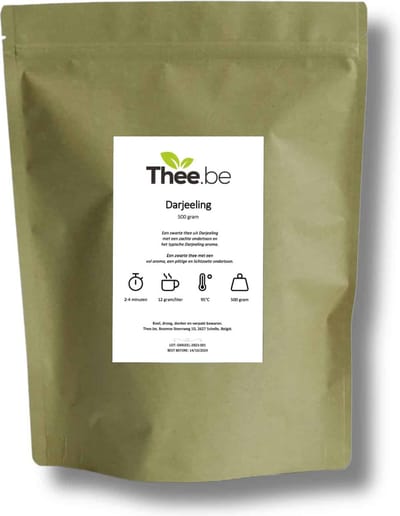 Darjeeling zwarte thee – 500 gram losse thee