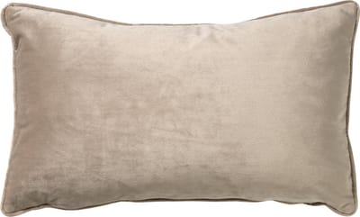 Dutch Decor FINN - sierkussen 30x50 cm - velvet - lendekussen - Pumice Stone - beige - Inclusief binnenkussen - Luxe kussens voor woonkamer & bank
