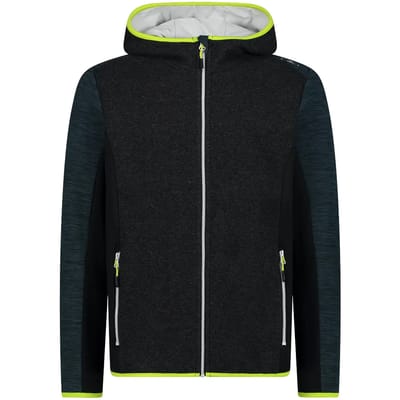 Cmp Fix Hood Full Zip 31m1857 Fleece Grijs 2XL Man
