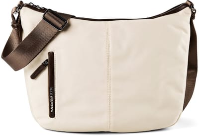 MANDARINA DUCK schoudertas Hunter Hobo Bag Latte crème