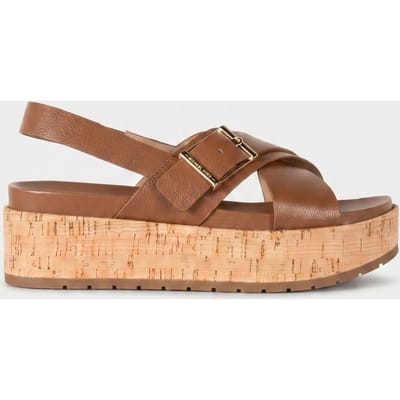 Michael Kors Easton Sandal Luggage Größe: 37 | Sandalen Outlet | Damen | Braun