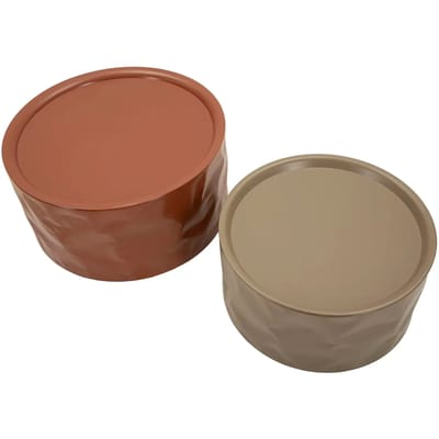 Bijzettafel Norimberga Coffee Table Set 2 Pcs Ø 62×30 cm