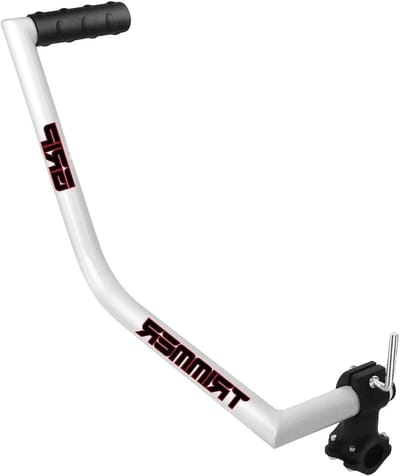 Trimmer Handgreep - Ergonomische Grip - Tuinonderhoud - Verstelbare Klem - 53 cm Lengte - Zilver
