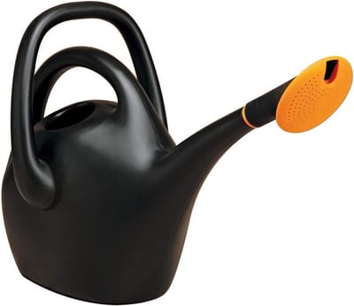 Gieter Grote Capaciteit - Waterkan Tuin - Planten Water Geven - Dubbele Handgreep Tuit - 26 Gallon Inhoud - Zwart