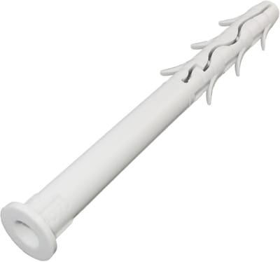 Set van 10 Universele Nylon Wandpluggen met Klipribben voor Beton en Metselwerk Ø 12x140 mm