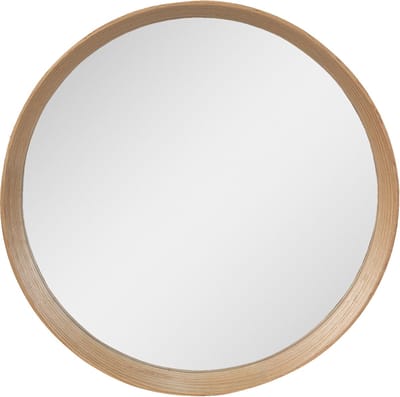 Clayre & Eef Spiegel Ø 50 cm Bruin Hout