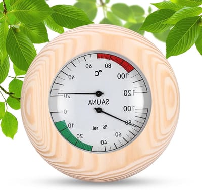 Sauna Thermometer en Hygrometer - 2-in-1 Digitale Meetinstrumenten voor Nauwkeurige Temperatuur- en Vochtigheidsmeting