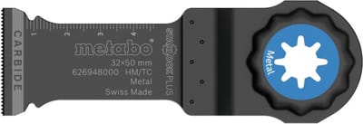 Metabo accessoires Invalzaagblad | Starlock Plus | metaal | Carbide | 32x50mm