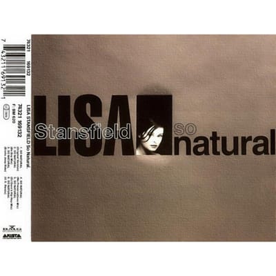 CD LISA STANSFIELD - So Natural 74321169132 Arista, Bertels 1993 VK Dance & Electronica Gebruikt