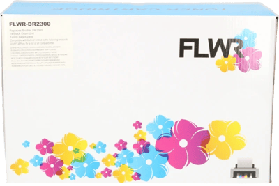 FLWR - Drumcartridge / DR-2300 / Zwart - Geschikt voor Brother