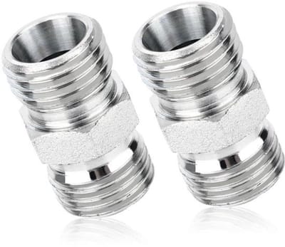 M14 Koolstofstalen Fittingadapters - 2 Stuks Hydraulische Slangaansluiting voor Minigraafmachines