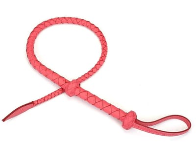 Liebe Seele - Angel's Kiss Bullwhip - Leren Bull Whip - Roze