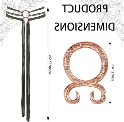 Middeleeuwse Kruisriem van Touw, Vintage Tailleband voor Kostuums en Feestjes, Perfect voor Halloween en Carnaval
