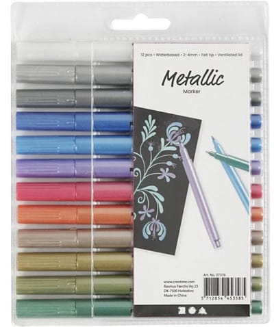 Creativ Company Metallic Markers 12pcs.