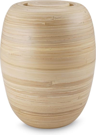 Agora bamboe urn - hout