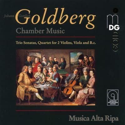 Musica Alta Ripa - Goldberg: Chamber Music - Trio Sonatas, Quartet For 2 Violins, Viola And B.C. (CD)