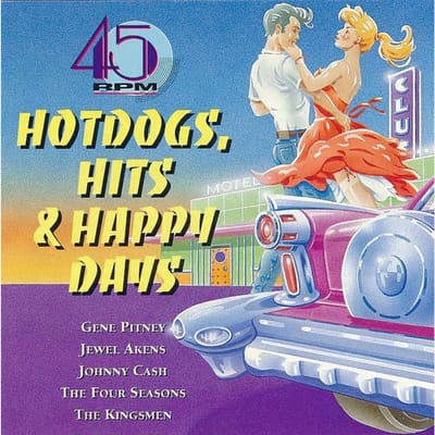 CD DIVERSEN Hotdogs Hits Happy Days LPCD1011 Disky 1994 Europa Rock Gebruikt