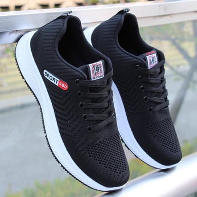 Herenschoenen Nieuwe Mode Ademende Fly Knit Schoenen Hardloopschoenen Heren Casual Sportschoenen Mode Casual Schoenen 44