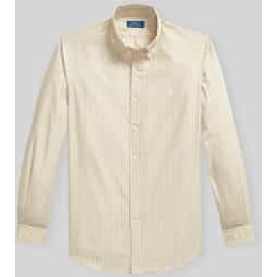Overhemd Lange Mouw Polo Ralph Lauren CHEMISE AJUSTEE CUSTOM FIT EN POPELINE RAYEE