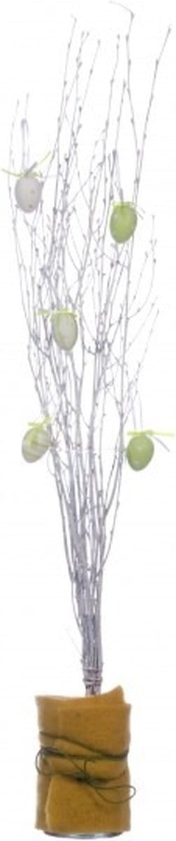 Kunsttakken - berkentakken - 115 cm - wit - paastakken - Paasdecoratie/versiering