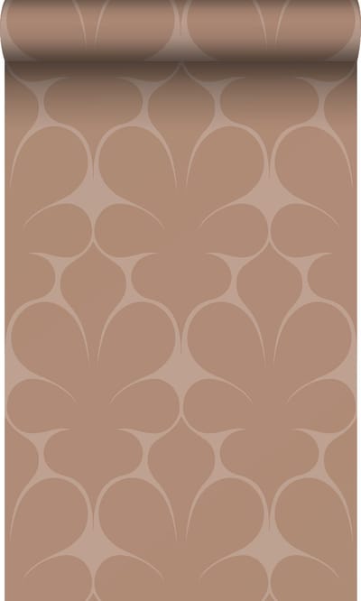 Origin Wallcoverings behang ornamenten terracotta roze - 50 x 900 cm - 347923