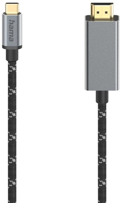 Hama Video Kabel USB C - HDMI Ultra-HD 8K/60Hz 150 cm Aluminium