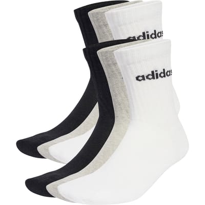 Adidas Linear Crew Sokken (6-pack)