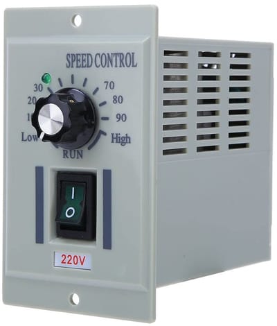 Jhubersproducts - DC Motor Snelheidsregelaar - Regelbare Motorcontroller - Voor Permanente Magneten - 500W - Ideaal voor Hobbyprojecten - 220V Ingang