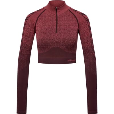 Hummel dames-shirt met lange mouwen Hmlmt Fade Seamless Half Zip 221835