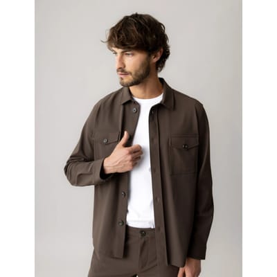 Mos Mosh 503851 769 mosmosh gallery mmgbirk traver overshirt chocolate brown
