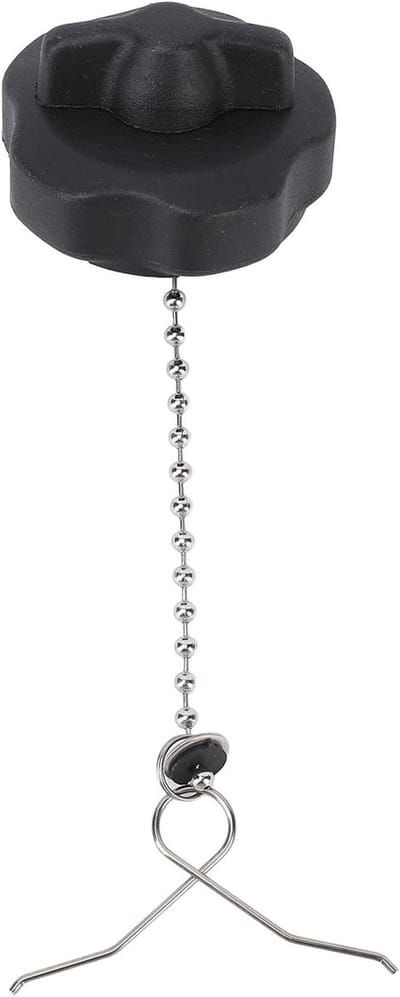 Tankdop met Anti-drop Chain Design voor Buitenboordmotoren, 42mm Schroefdraad, Veilig en Duurzaam ABS en RVS, Geschikt voor F2.5 F4A F4M Motoren